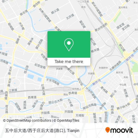 五中后大道/西于庄后大道(路口) map