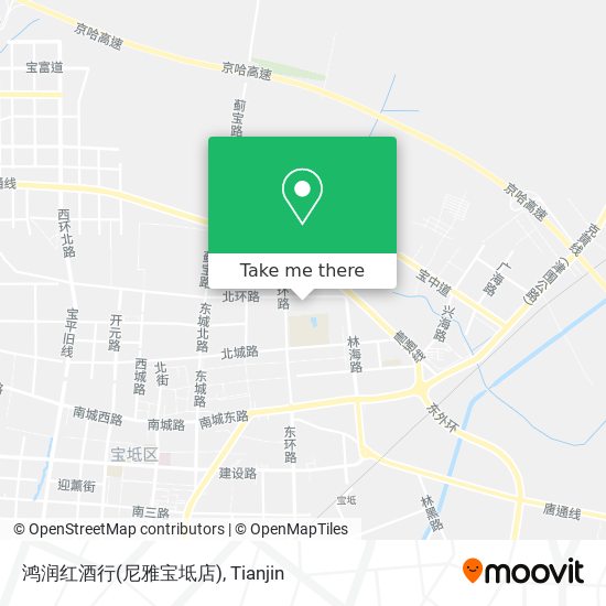 鸿润红酒行(尼雅宝坻店) map