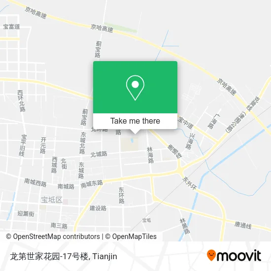 龙第世家花园-17号楼 map