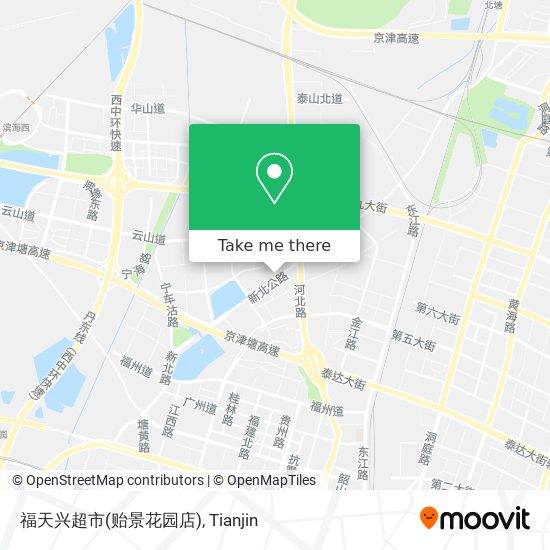福天兴超市(贻景花园店) map
