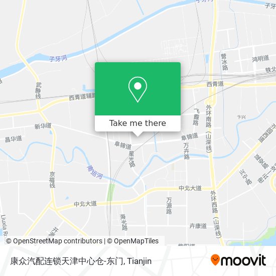 康众汽配连锁天津中心仓-东门 map