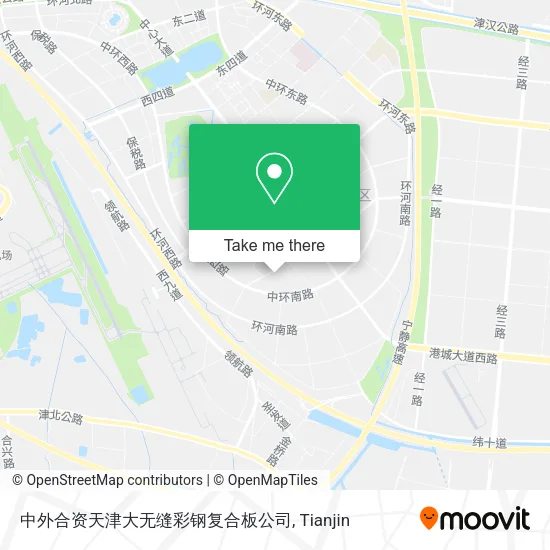 中外合资天津大无缝彩钢复合板公司 map