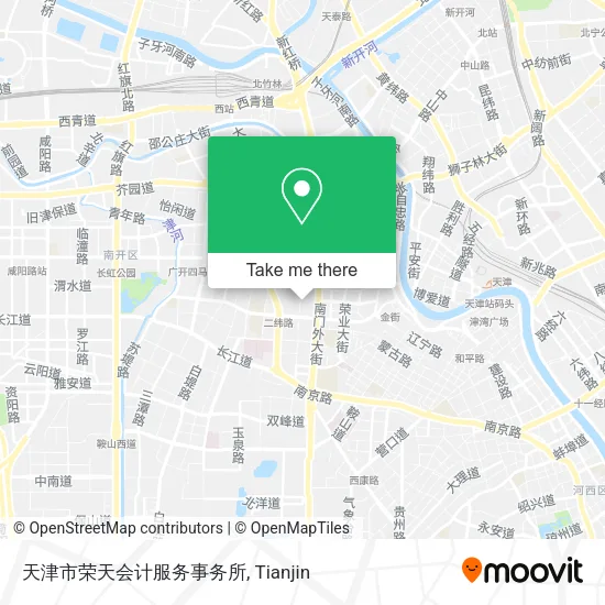 天津市荣天会计服务事务所 map