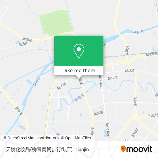 天娇化妆品(柳青商贸步行街店) map