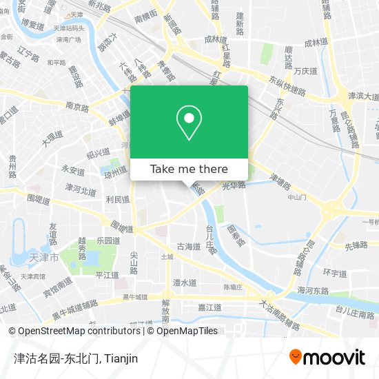 津沽名园-东北门 map