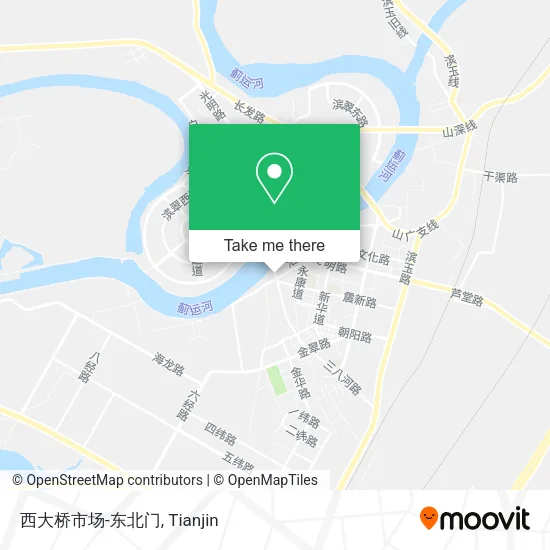 西大桥市场-东北门 map