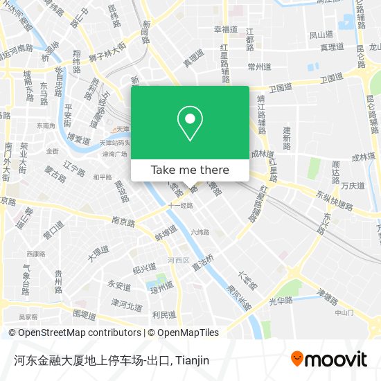 河东金融大厦地上停车场-出口 map