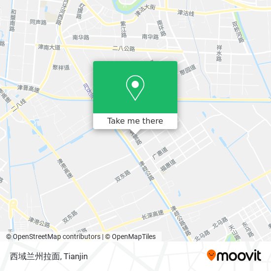 西域兰州拉面 map