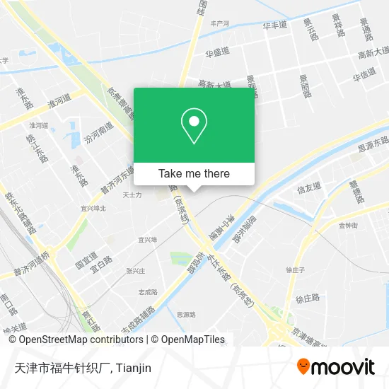 天津市福牛针织厂 map