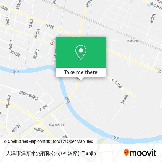 天津市津东水泥有限公司(福源路) map