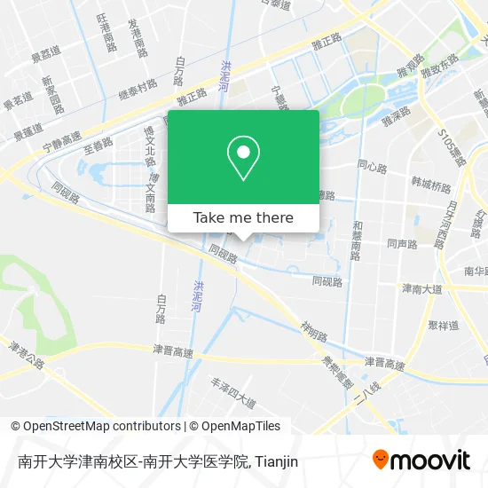 南开大学津南校区-南开大学医学院 map