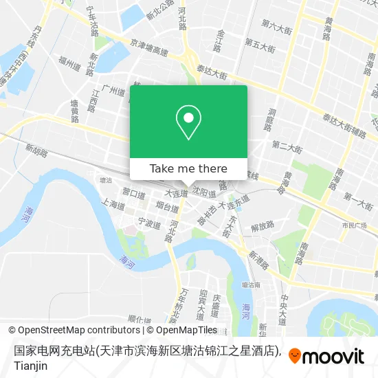 国家电网充电站(天津市滨海新区塘沽锦江之星酒店) map