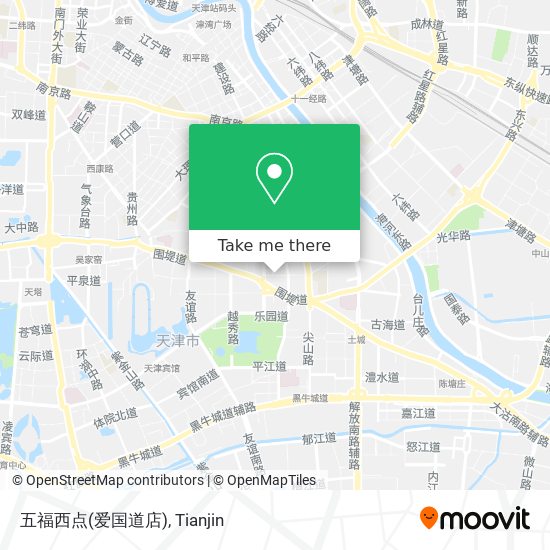 五福西点(爱国道店) map