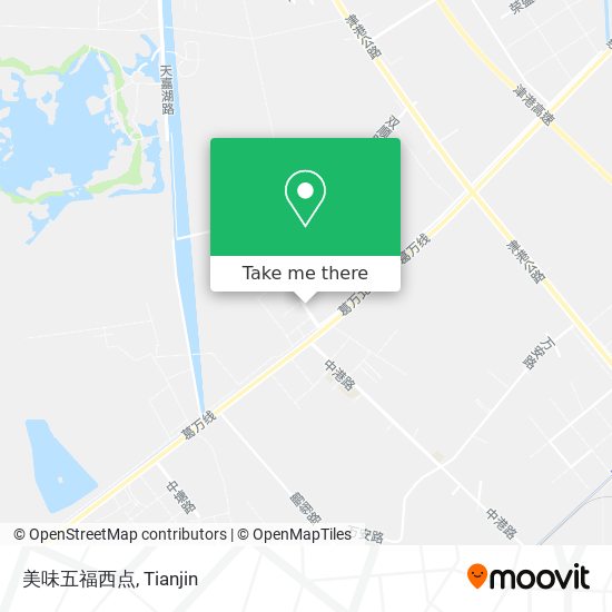 美味五福西点 map