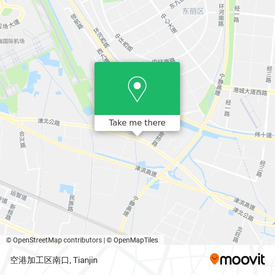 空港加工区南口 map