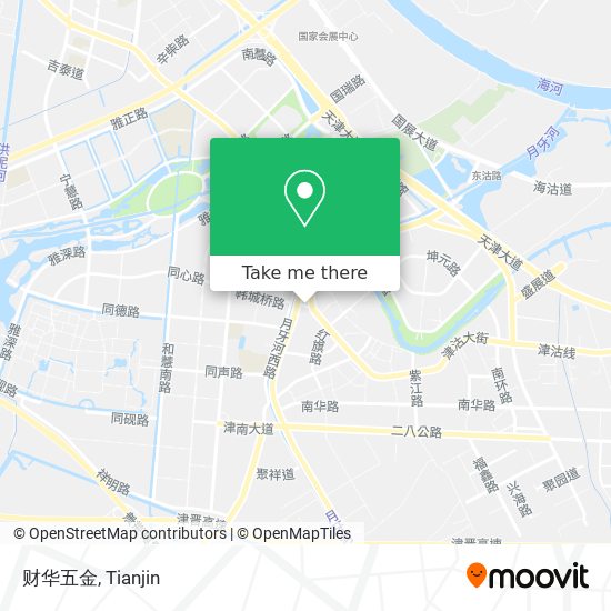 财华五金 map