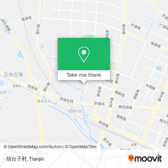 胡台子村 map