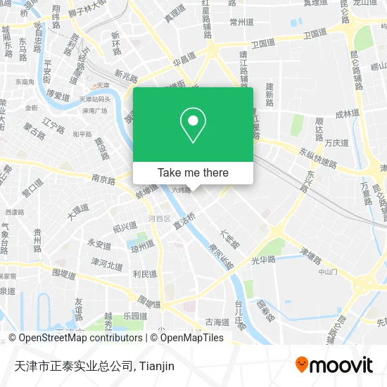 天津市正泰实业总公司 map