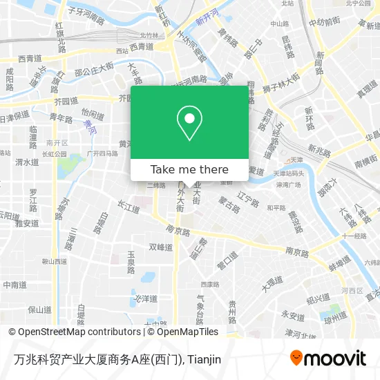 万兆科贸产业大厦商务A座(西门) map