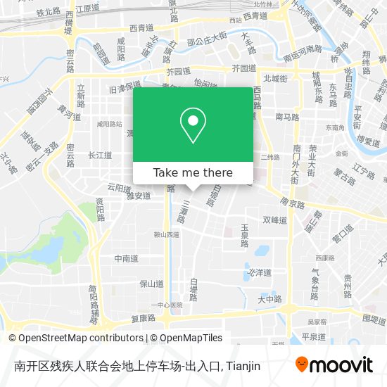 南开区残疾人联合会地上停车场-出入口 map