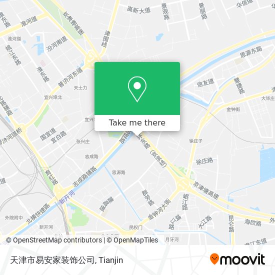 天津市易安家装饰公司 map