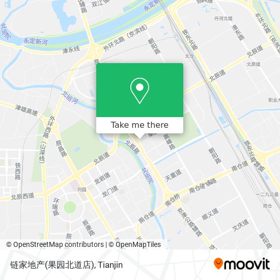 链家地产(果园北道店) map