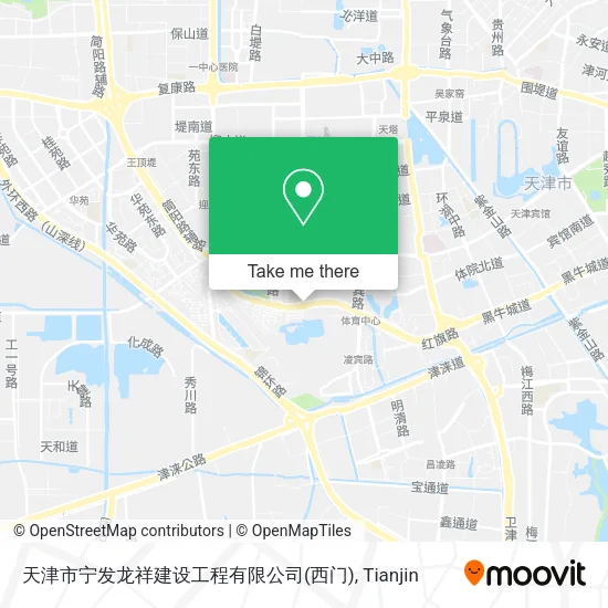 天津市宁发龙祥建设工程有限公司(西门) map