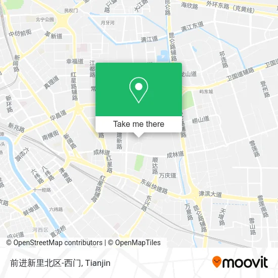 前进新里北区-西门 map