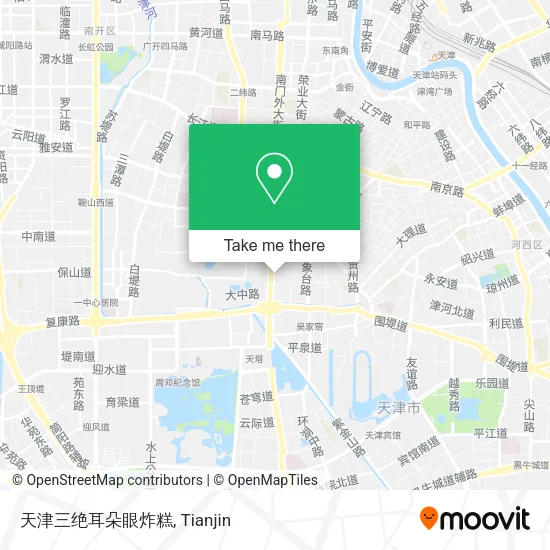 天津三绝耳朵眼炸糕 map