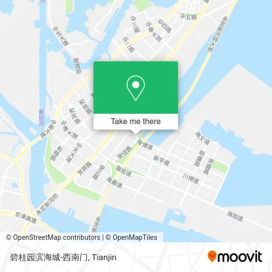 碧桂园滨海城-西南门 map