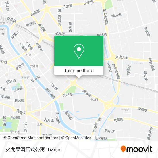 火龙果酒店式公寓 map