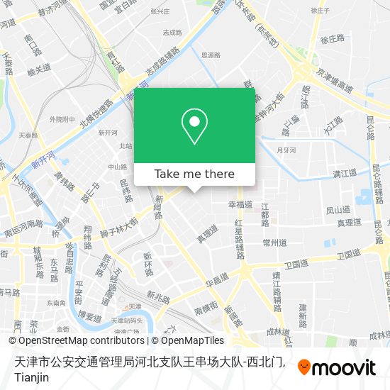 天津市公安交通管理局河北支队王串场大队-西北门 map