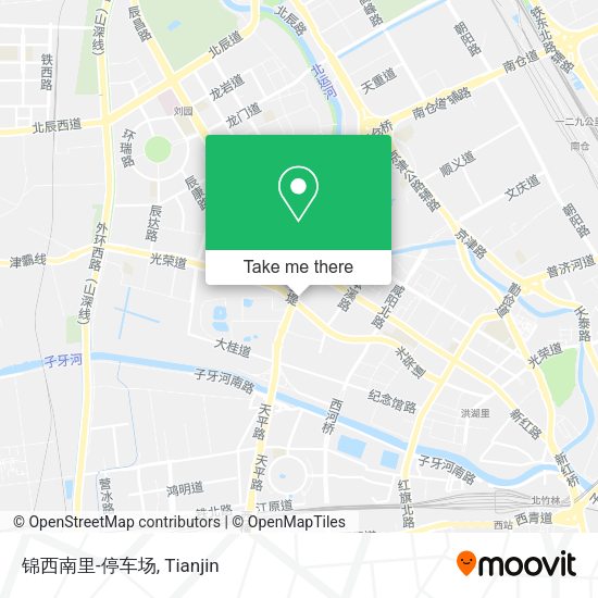 锦西南里-停车场 map