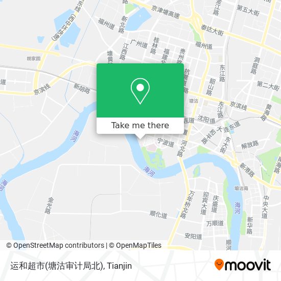 运和超市(塘沽审计局北) map