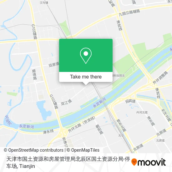 天津市国土资源和房屋管理局北辰区国土资源分局-停车场 map