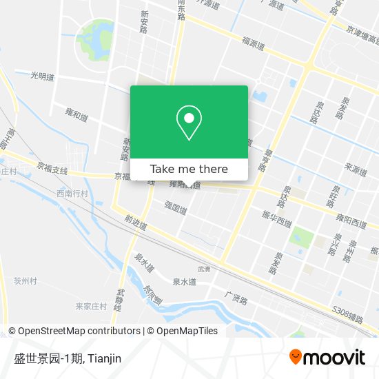 盛世景园-1期 map
