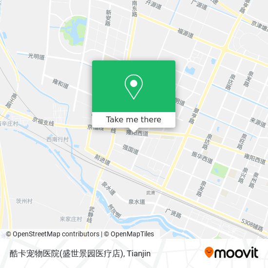 酷卡宠物医院(盛世景园医疗店) map