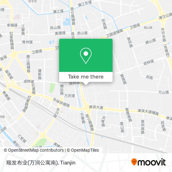 顺发布业(万润公寓南) map