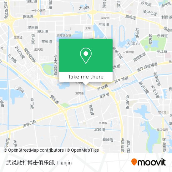 武说散打搏击俱乐部 map
