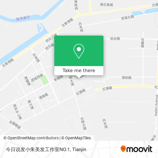 今日说发小朱美发工作室NO.1 map
