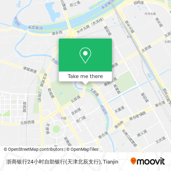 浙商银行24小时自助银行(天津北辰支行) map