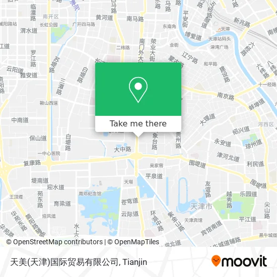 天美(天津)国际贸易有限公司 map