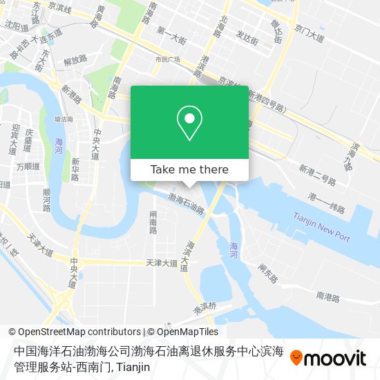 中国海洋石油渤海公司渤海石油离退休服务中心滨海管理服务站-西南门 map