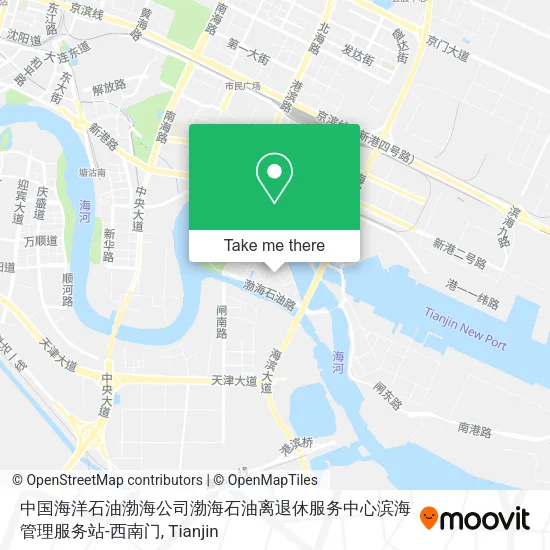 中国海洋石油渤海公司渤海石油离退休服务中心滨海管理服务站-西南门 map