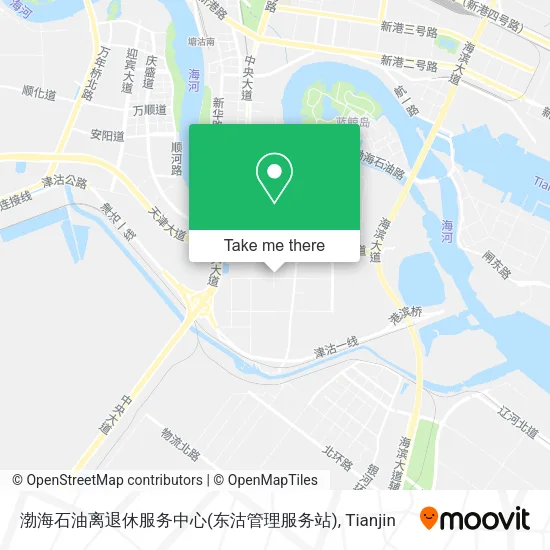 渤海石油离退休服务中心(东沽管理服务站) map