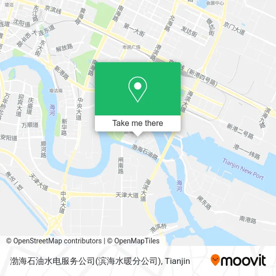 渤海石油水电服务公司(滨海水暖分公司) map