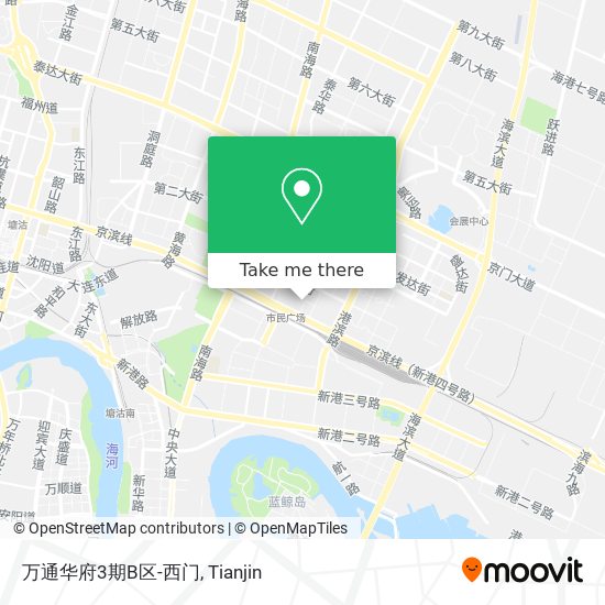 万通华府3期B区-西门 map