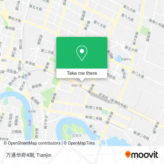 万通华府4期 map