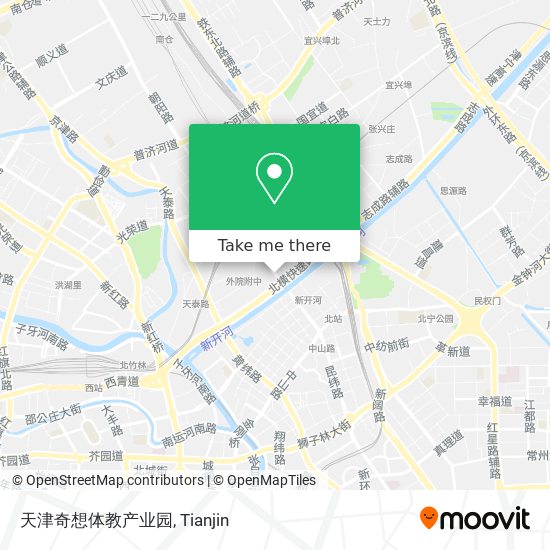 天津奇想体教产业园 map