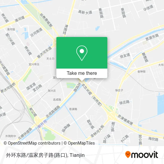 外环东路/温家房子路(路口) map